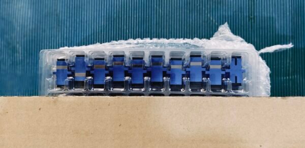 Huawei Genuine 10pcs LC/PC Adapter Tray - Bulk Packaging View - Huawei Original LC/PC Simplex Fiber Optic Adapter - 10pcs Tray Packaging Close-up -1