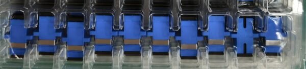 Huawei Genuine 10pcs LC/PC Adapter Tray - Bulk Packaging View Huawei Original LC/PC Simplex Fiber Optic Adapter - 10pcs Tray Packaging Close-up