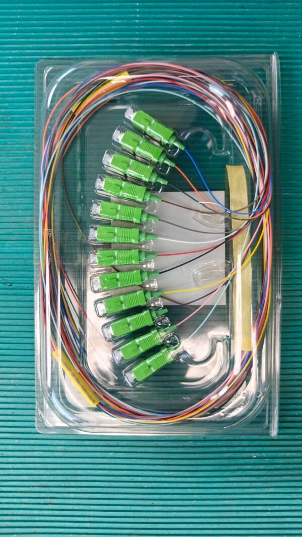 Genuine Huawei OEM 12-Core SC/APC Single Mode Fiber Optic Pigtail 1.5m - P/N 14135637 Surplus Stock